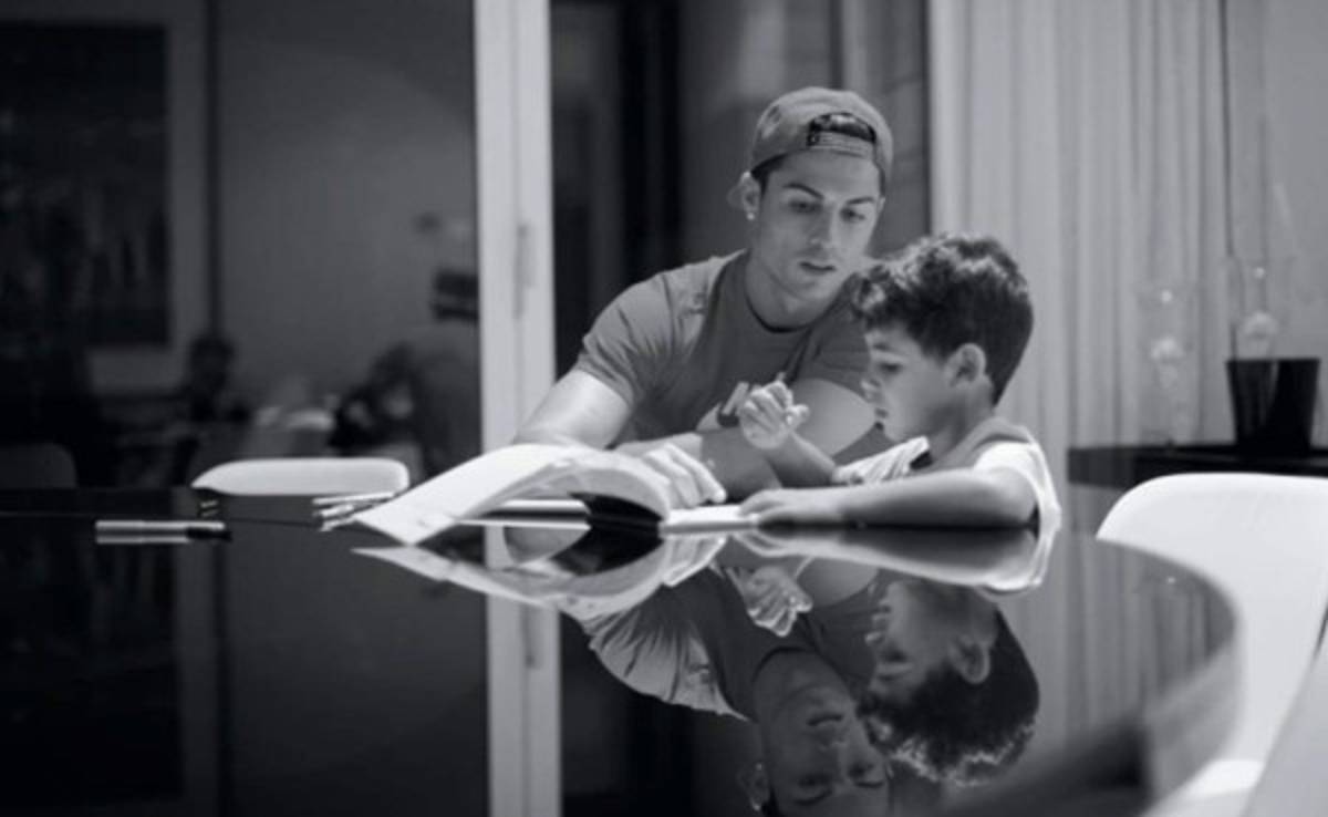 El emotivo mensaje de Cristiano Ronaldo con su hijo