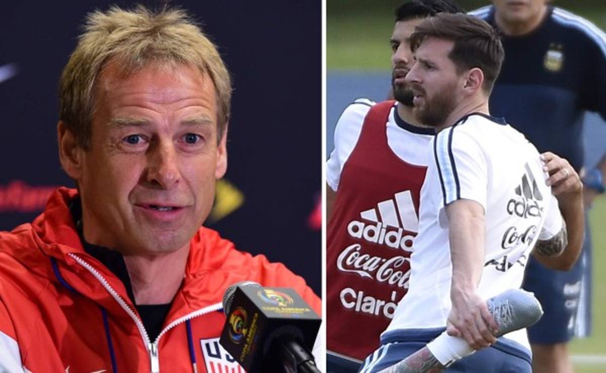Klinsmann advierte a Messi y Argentina: 'Estamos listos para morder, pelear y perseguirlos'