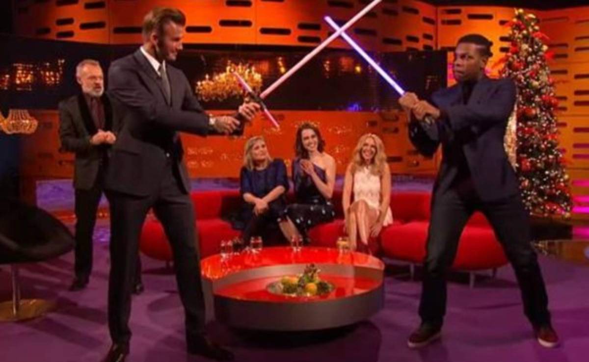 VIDEO: David Beckham y su 'pelea' con actor de Star Wars