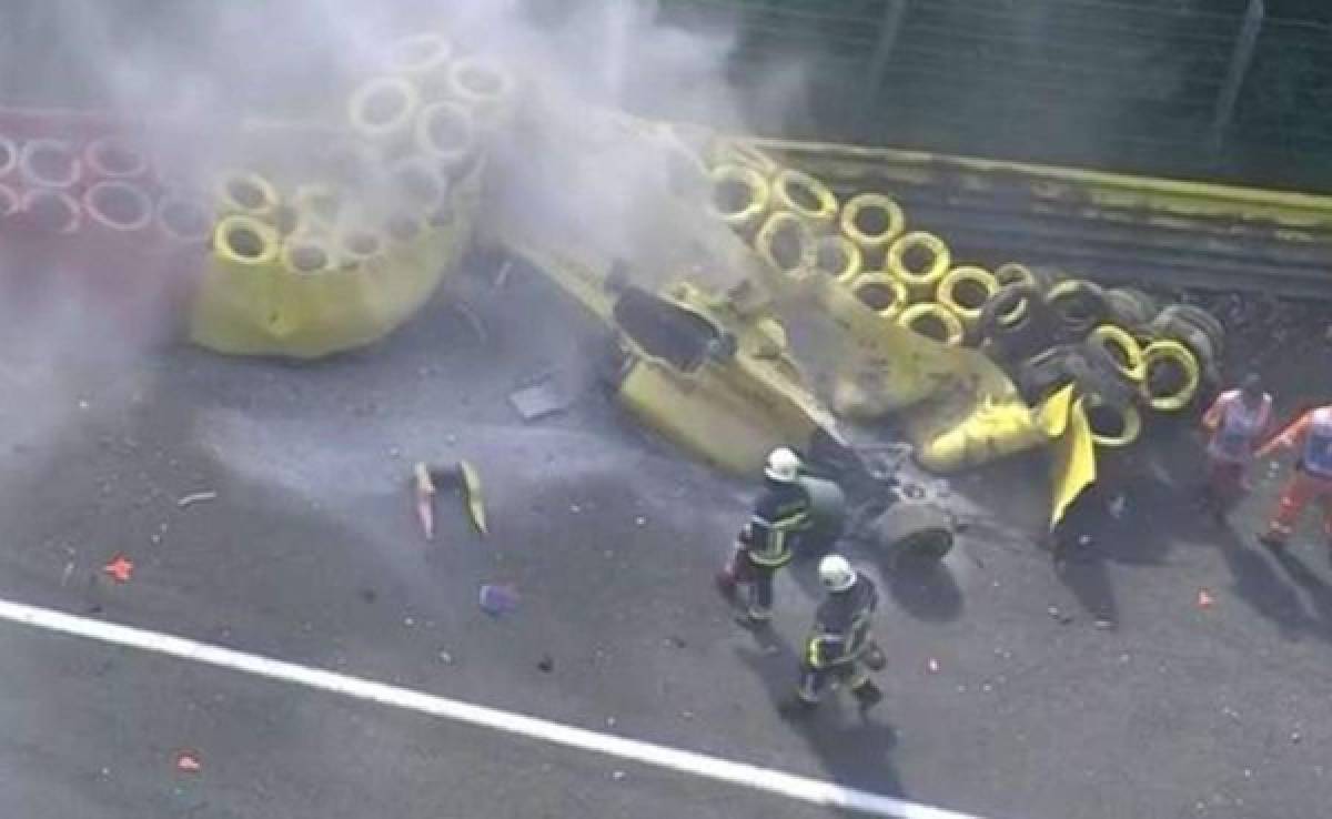 VIDEO: El brutal accidente de Kevin Magnussen en el Gran Premio de Bélgica