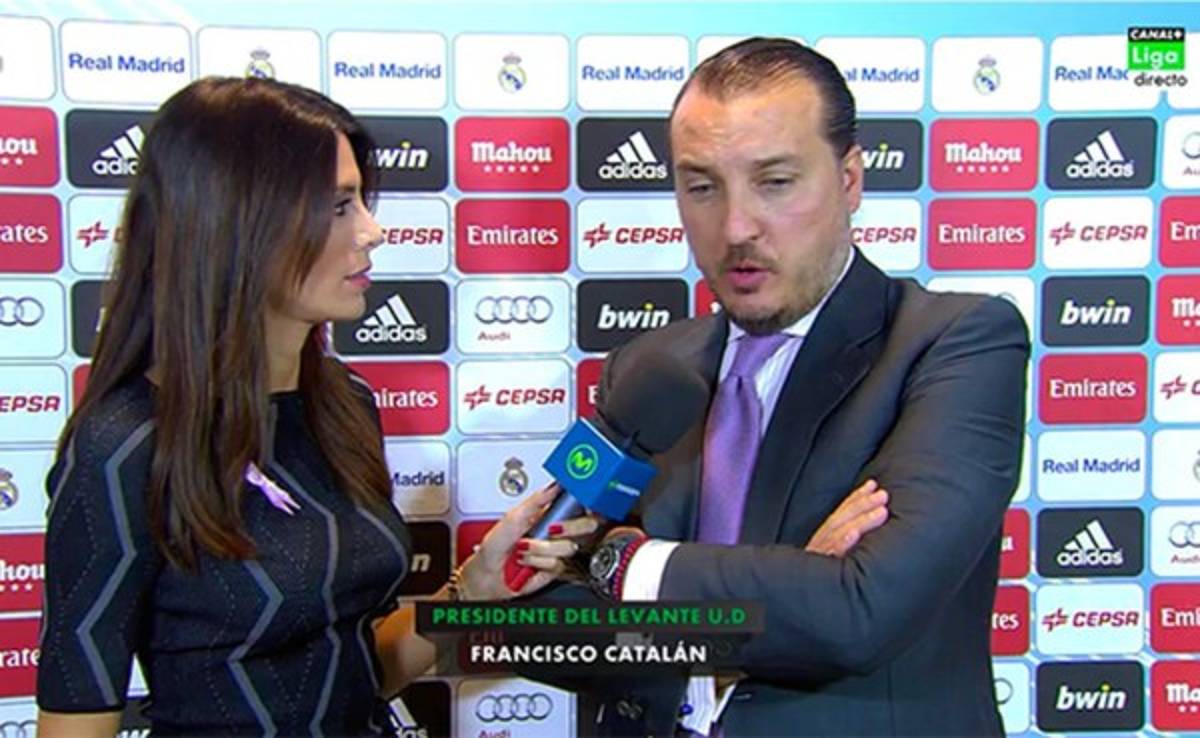 VIDEO: El presidente del Levante bromea: '¡Qué poco agradecido es Keylor Navas!'