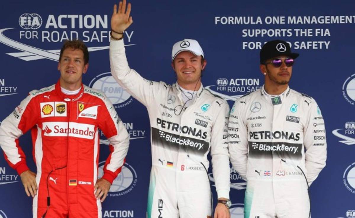 Rosberg le ganó otra pole position a Hamilton en el Gran Premio de México
