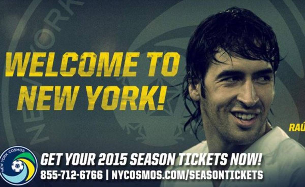 Cosmos de Nueva York confirma fichaje de Raúl González