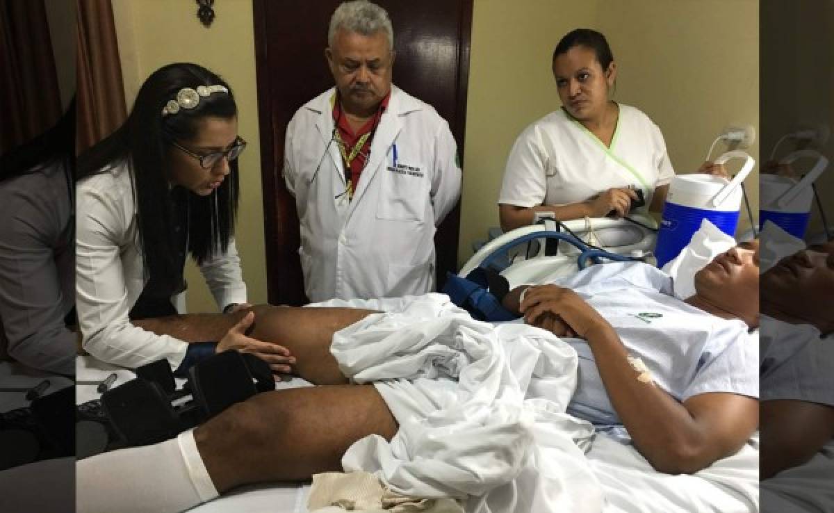 Operación de la rodilla Luis Garrido duró cinco horas