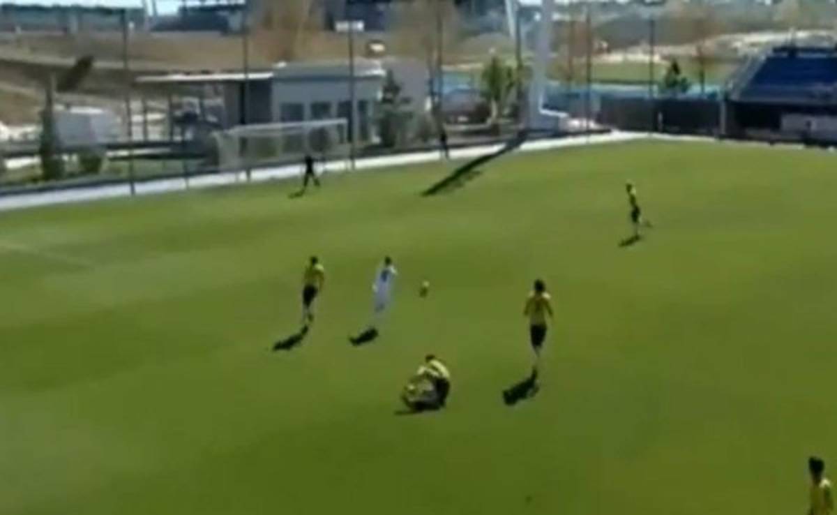 VIDEO: Canterano del Real Madrid se despacha golazo a lo Messi