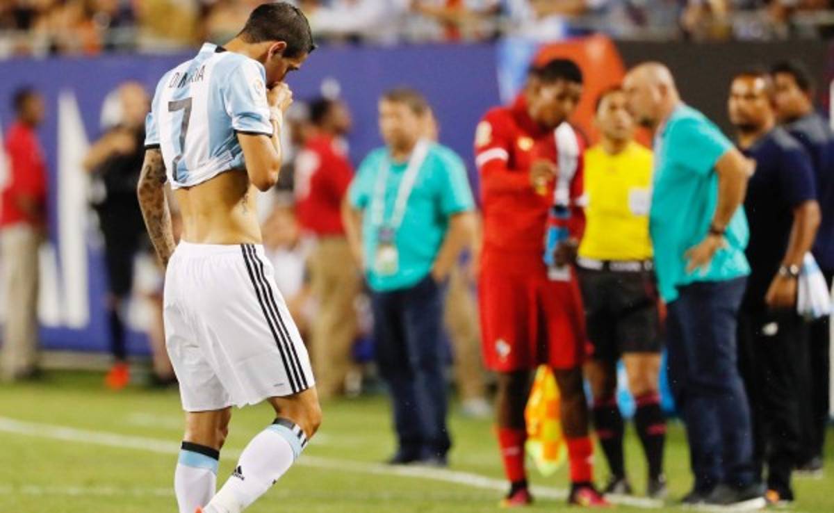 La maldición Ángel Di María también en la Copa América Centenario