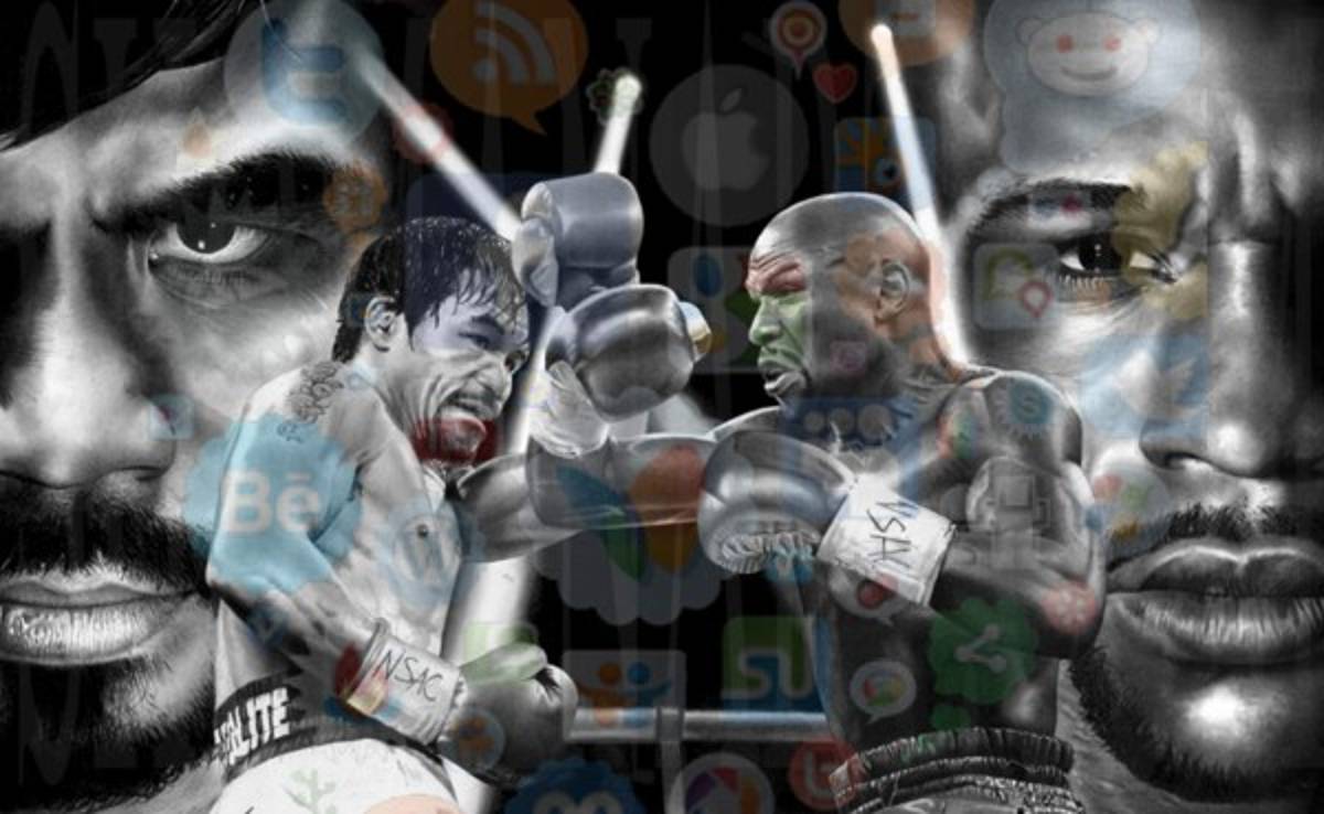 Mayweather destroza a Pacquiao en las redes sociales