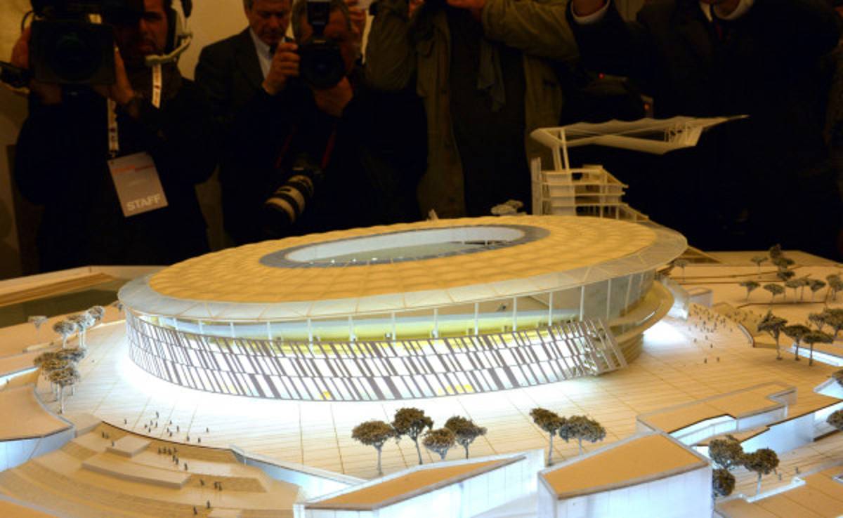 AS Roma presenta moderno proyecto para nuevo estadio