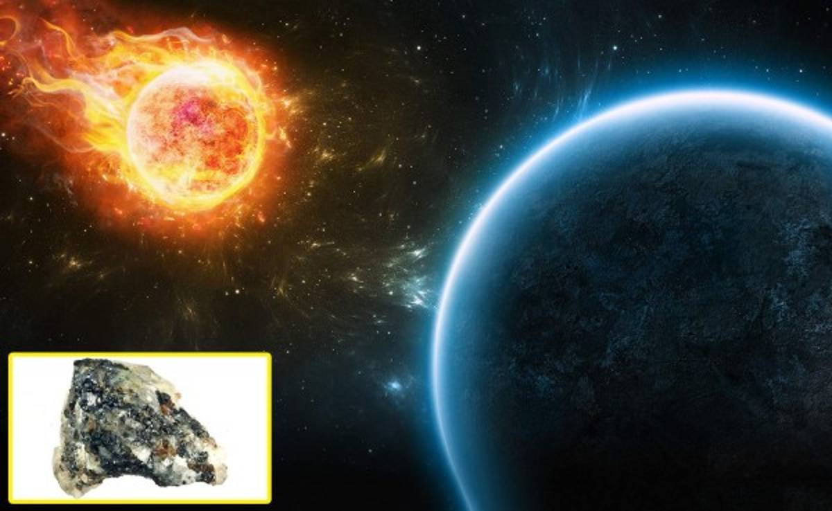 Encuentran un extraño cristal en un meteorito