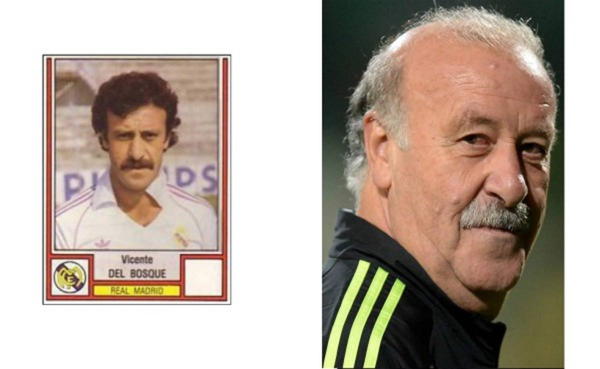 Así lucían los ténicos de la Euro en su época de jugadores en cromos