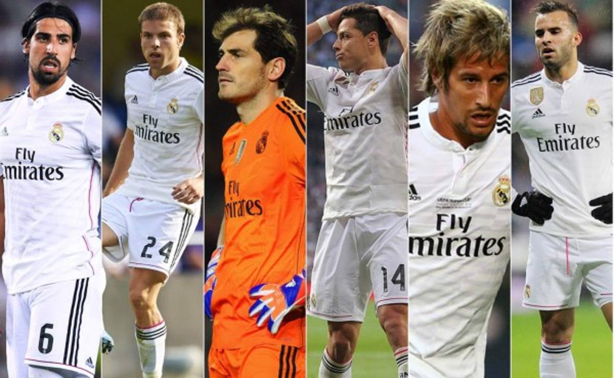 Eston son los seis jugadores que saldrían del Real Madrid
