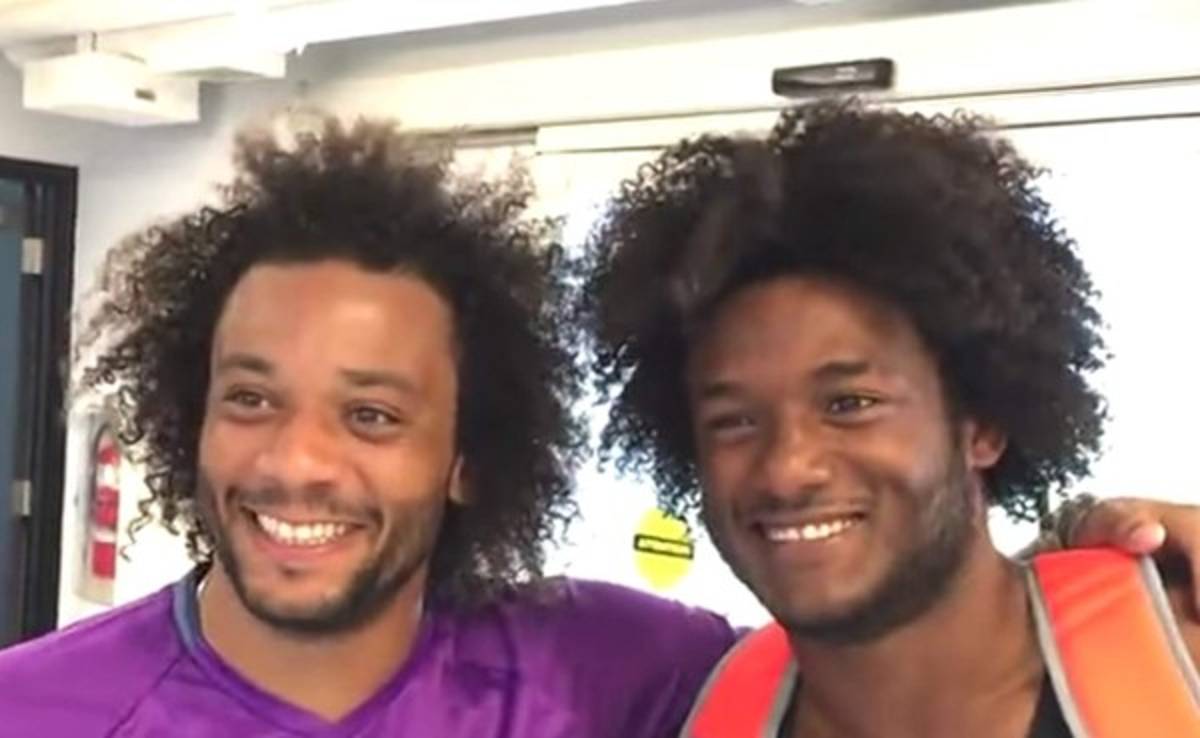 VIDEO: El encuentro de Marcelo y su doble en Montreal