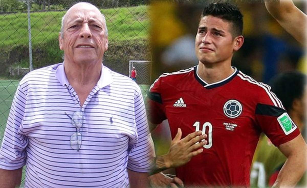 Herido abuelo James Rodríguez en accidente de tránsito
