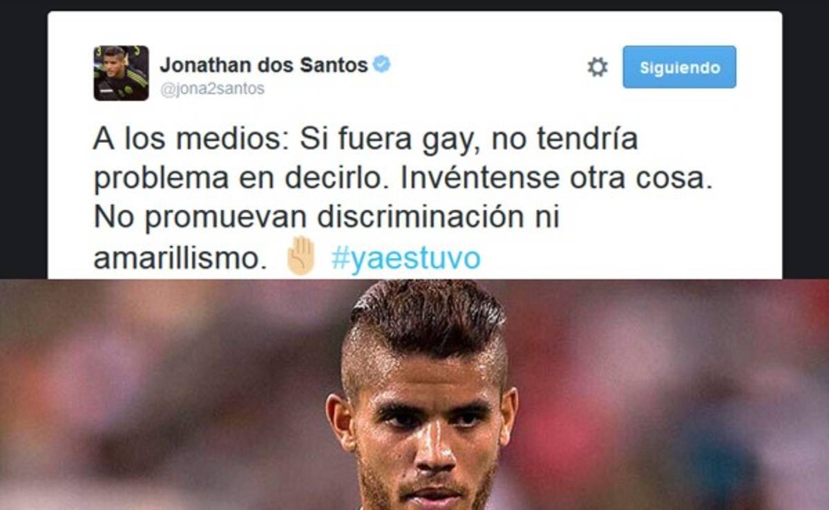 Jonathan Dos Santos niega relación con compañero de equipo y pide a los medios que paren