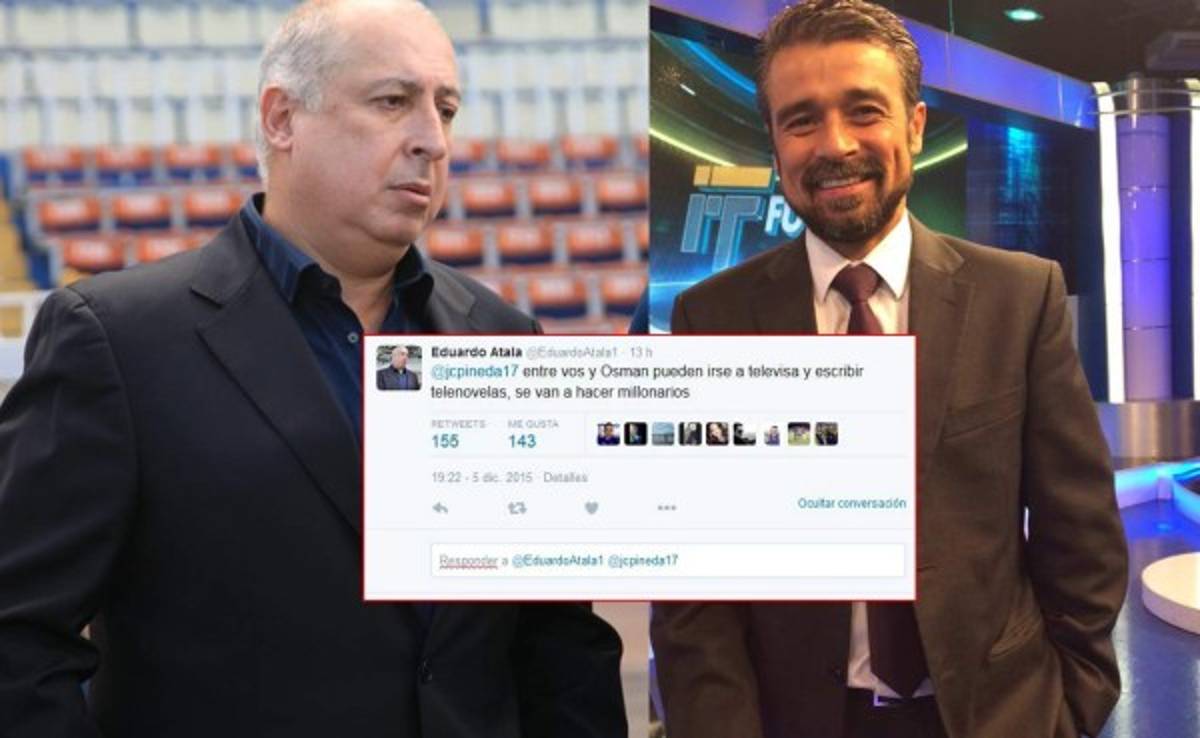 Presidente de Motagua arma polémica en Twitter contra Juan Carlos Pineda