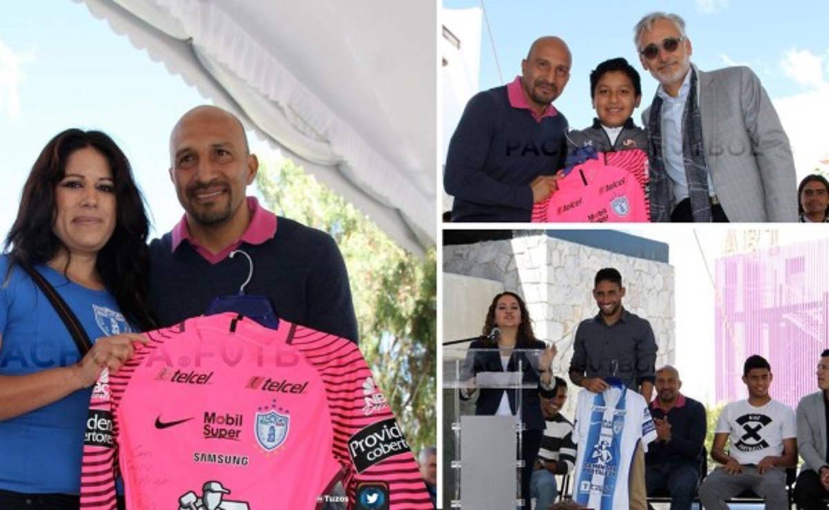 Pachuca realizó labor social antes de viajar a Honduras para enrfrentar al Olimpia