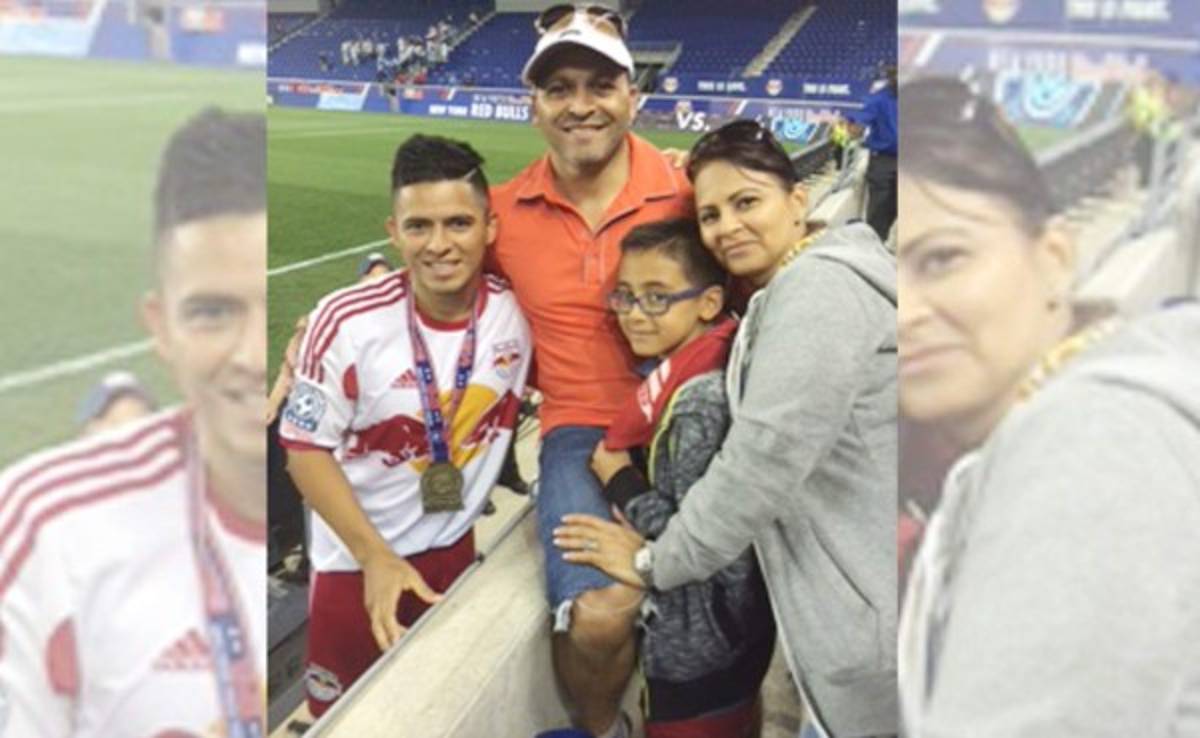 Franklin Castellanos, futbolista y asistente en una clínica de Nueva Jersey