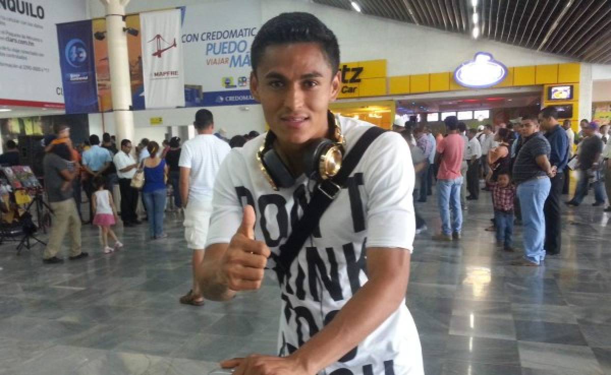 Andy Najar llega a Honduras para sumarse a la selección