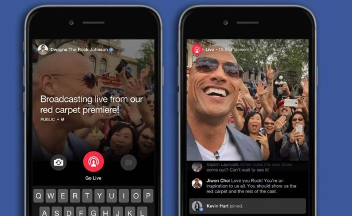 Facebook Live estará disponible para todos los usuarios en Estados Unidos.