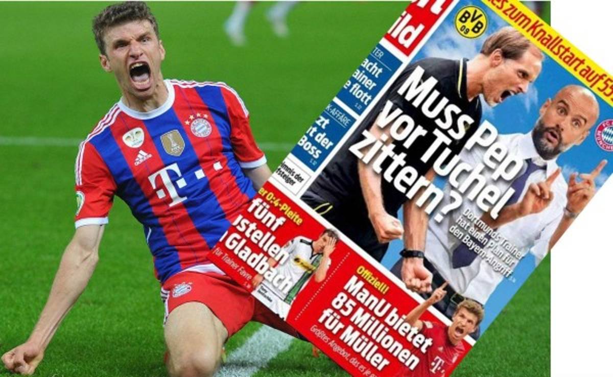 Manchester United rechazó a Pedro y va por Thomas Müller