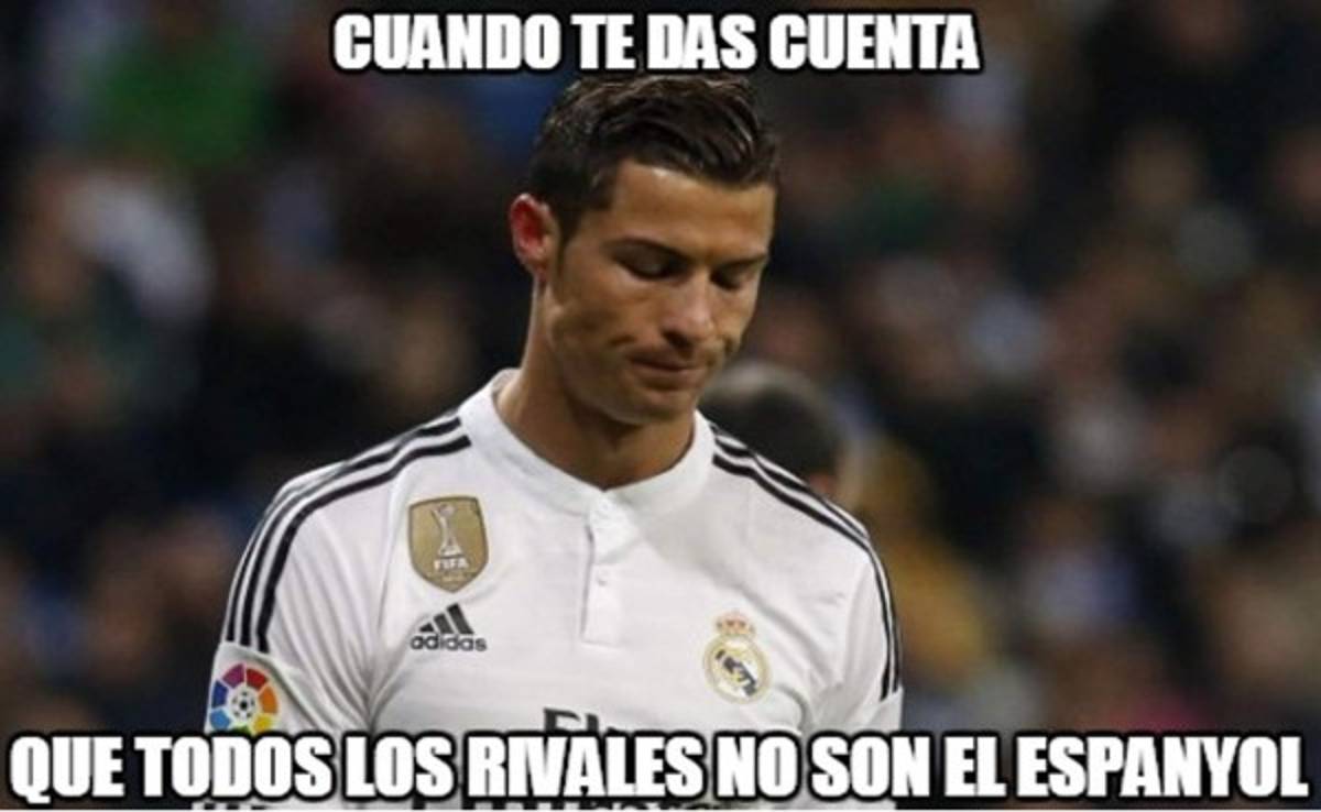 Cristiano no se salva de los memes tras pésima actuación con Real Madrid