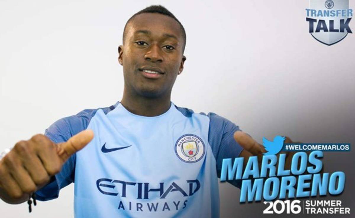 Manchester City ficha al delantero colombiano Marlos Moreno