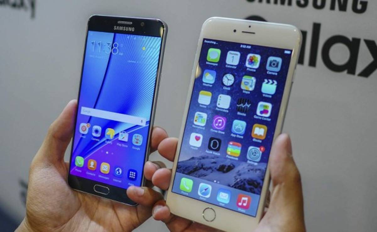 Apple y Samsung pelean en los tribunales por la curvatura de celulares