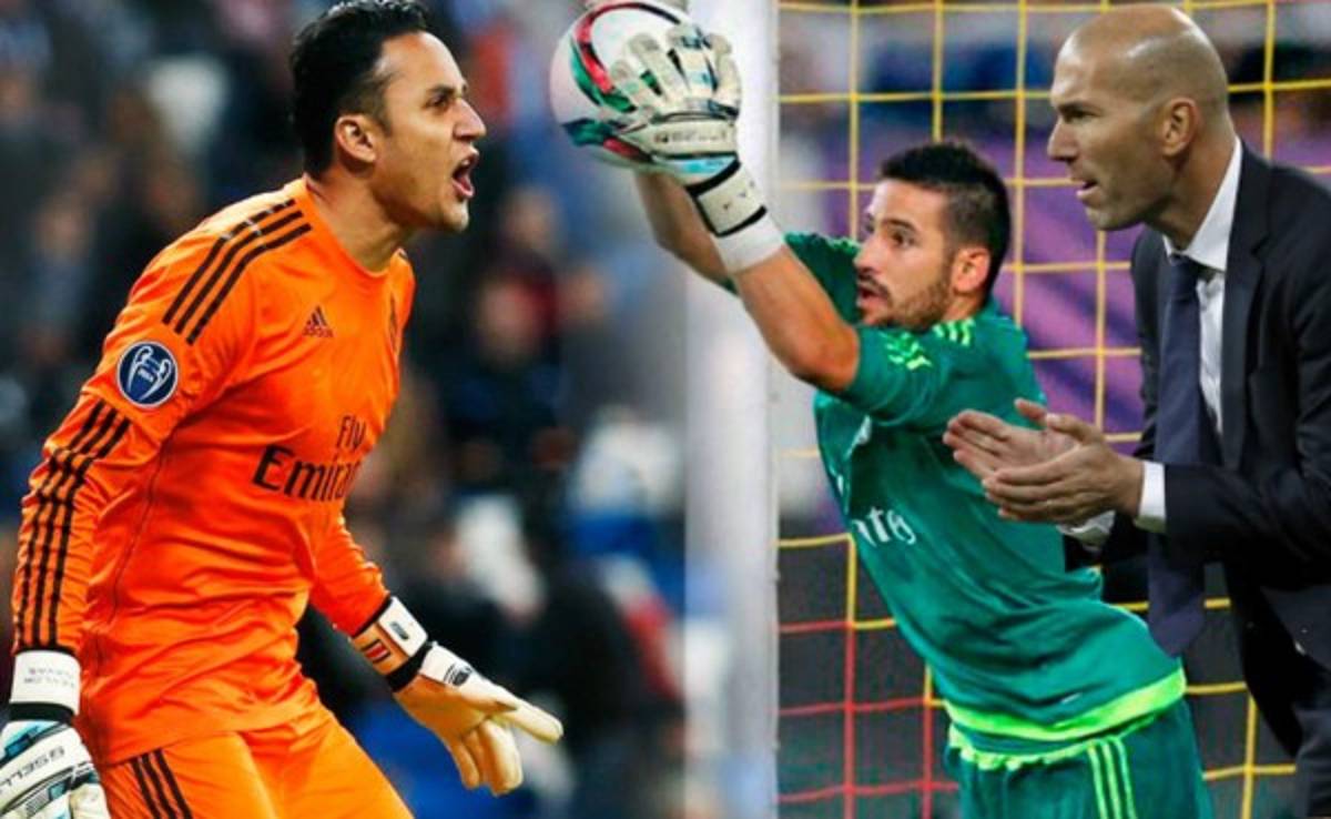 Zidane y sus dudas con Keylor Navas y Kiko Casilla en el Real Madrid