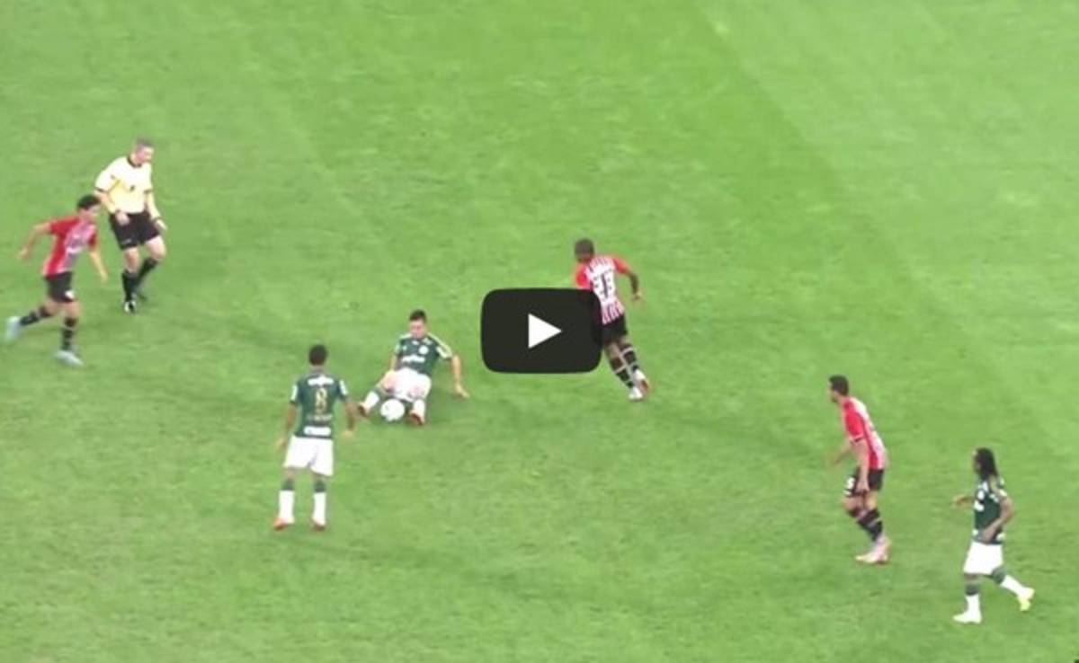 VIDEO: Impresionante pase desde el suelo de Cristaldo