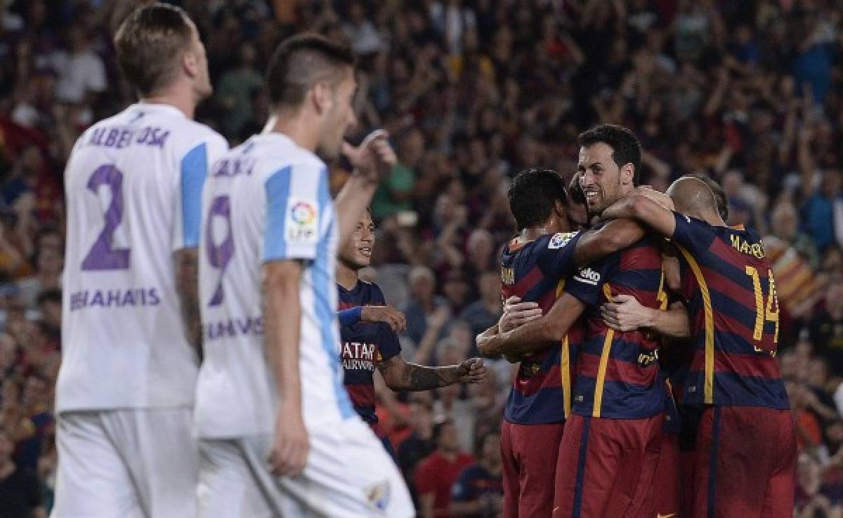 Barcelona derrota al Málaga con solitario gol de Vermaelen