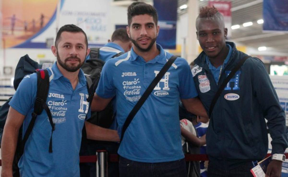 La selección de Honduras ya viaja a Venezuela