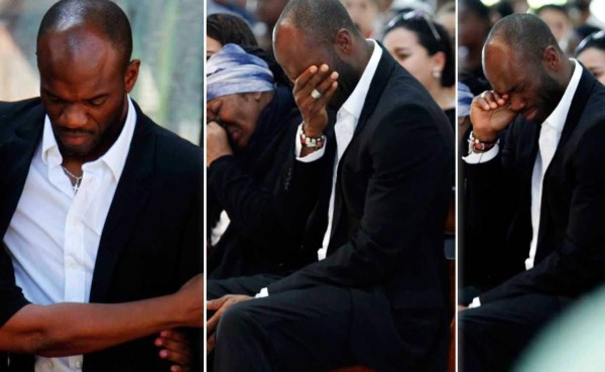 Así fue el sufrimiento de David Suazo y su familia en el último adiós a su padre