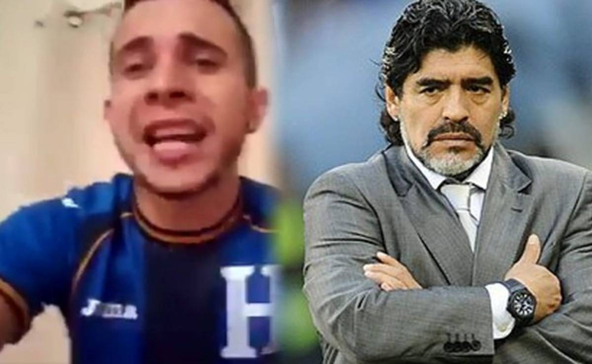 Video: MRJC pone a bailar a fans de Honduras y también le canta a Maradona