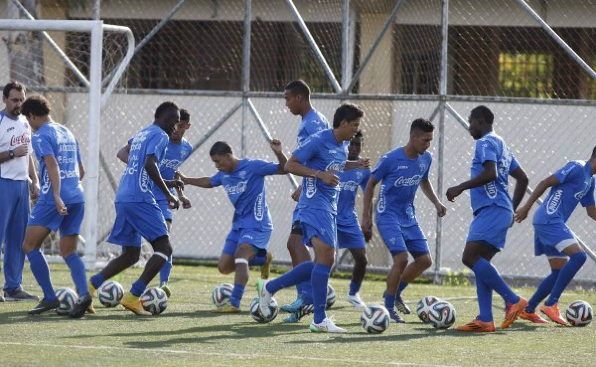 La Sub-20 de Honduras realizó su último entrenamiento previo a su viaje a Austria
