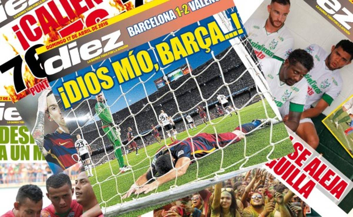 Las portadas digitales de DIEZ para hoy domingo 17 de abril