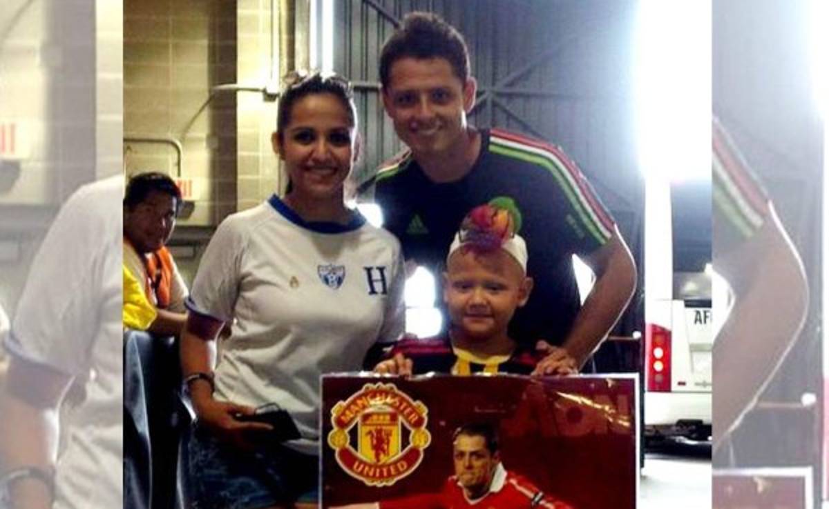 Giselle, la niña hondureña que adora al 'Chicharito' Hernández