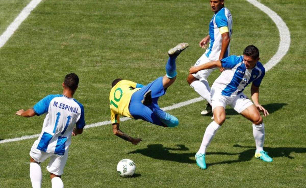 Honduras cayó en la trampa de Neymar y Brasil es finalista en los Juegos Olímpicos