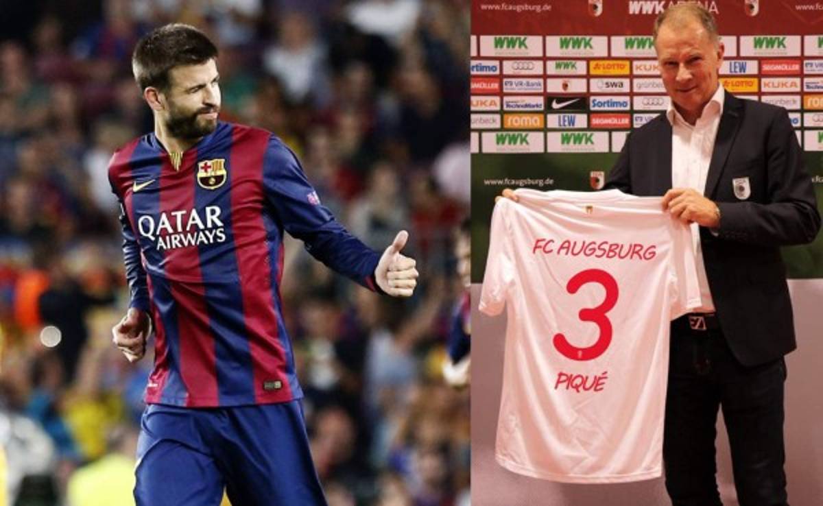 Augsburg de Alemania invitó a Piqué a fichar con ellos