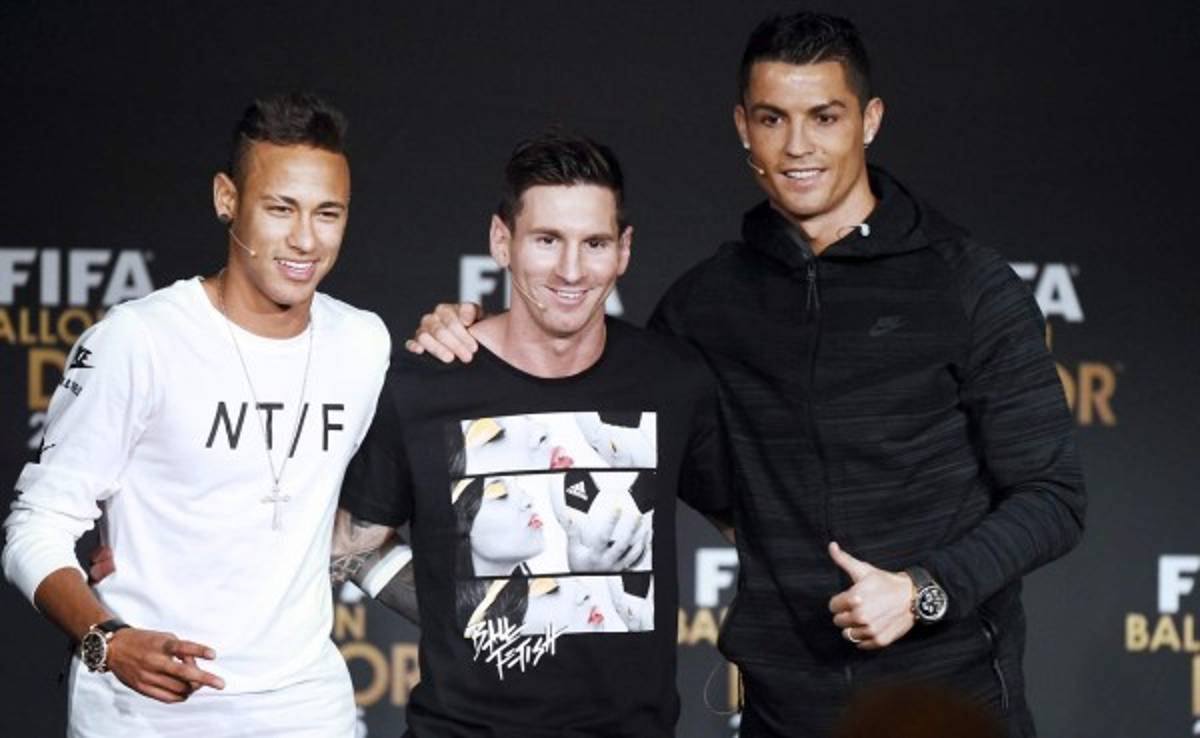 FOTOS: Así fue la divertida conferencia entre Messi, Cristiano y Neymar