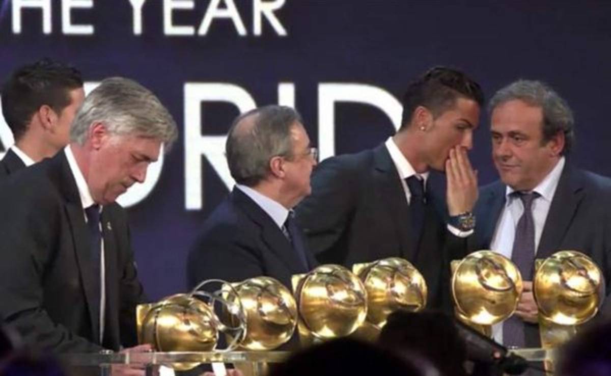 VIDEO: La 'plática secreta' de Cristiano Ronaldo a Platini