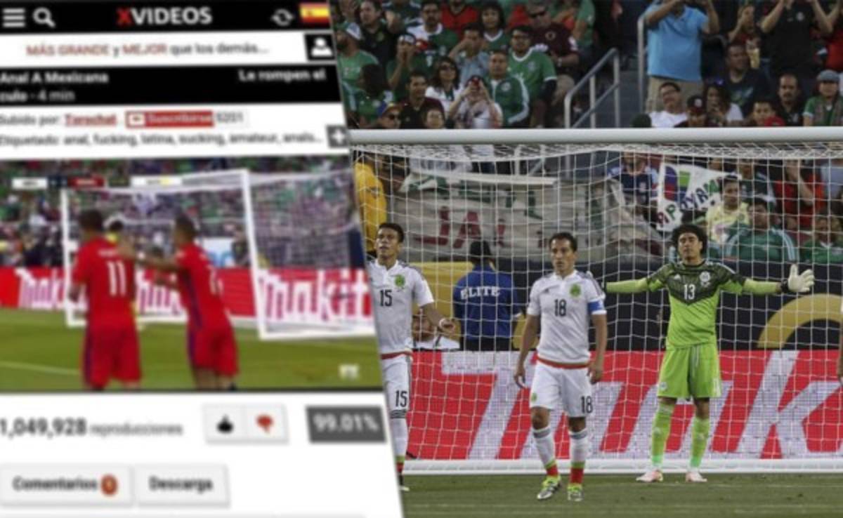 Suben a página pornográfica la goleada 7-0 de Chile a México