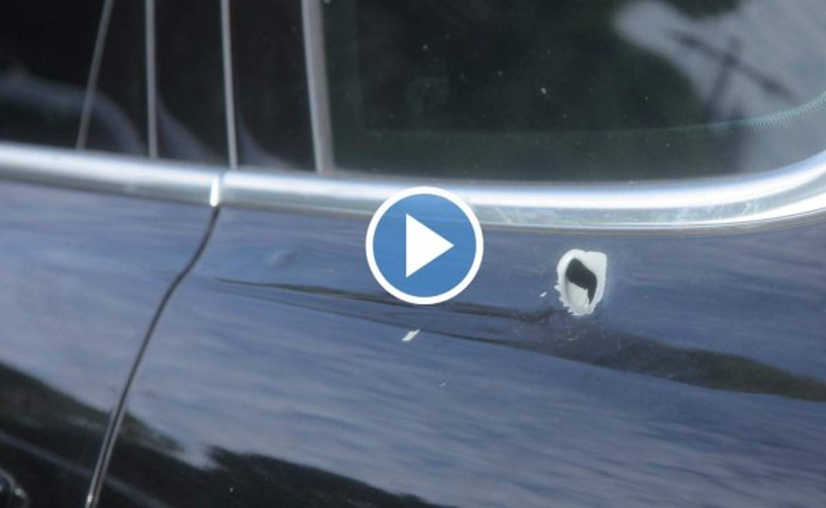 VIDEO: Así quedó el auto de Arnold Peralta tras ser asesinado en Honduras