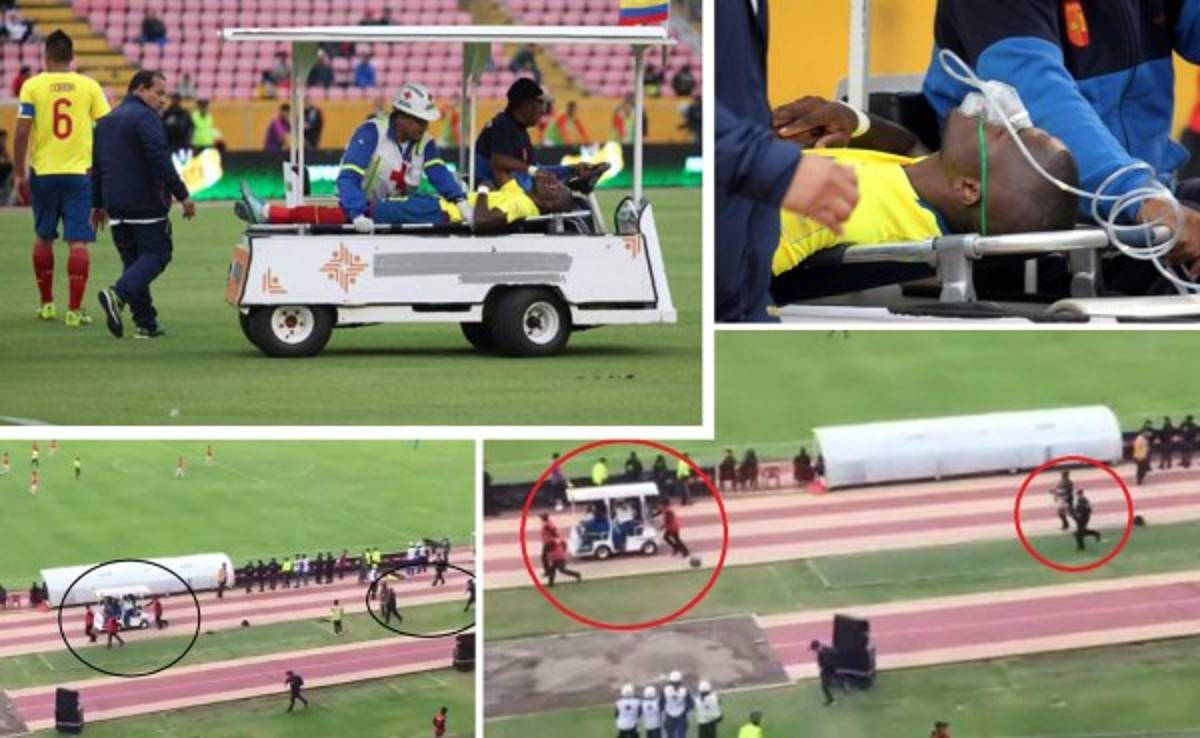 Insólito: Espectacular escape del ecuatoriano Enner Valencia en una ambulancia