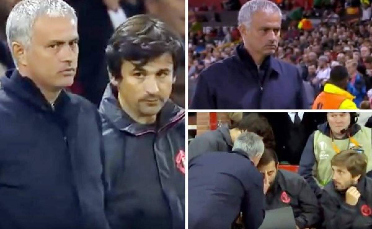 La descomunal furia de Mourinho con sus asistentes por una mala indicación