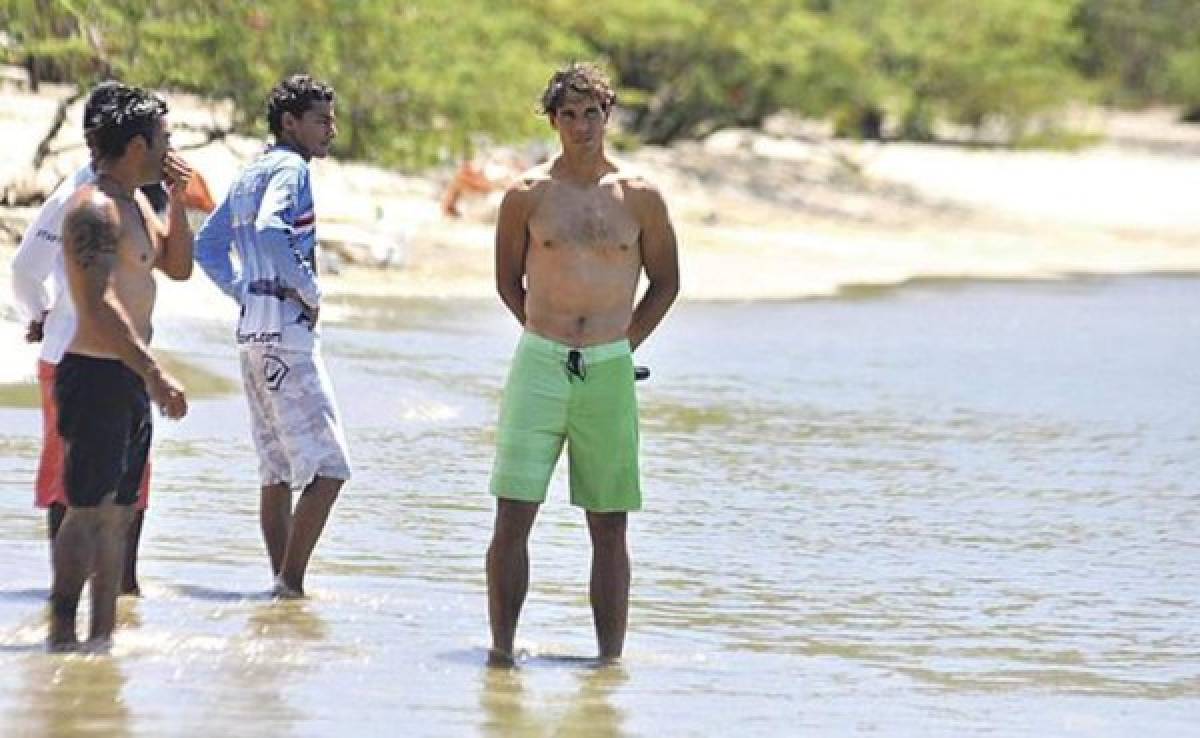 El tenista español Rafael Nadal se va de vacaciones a Costa Rica