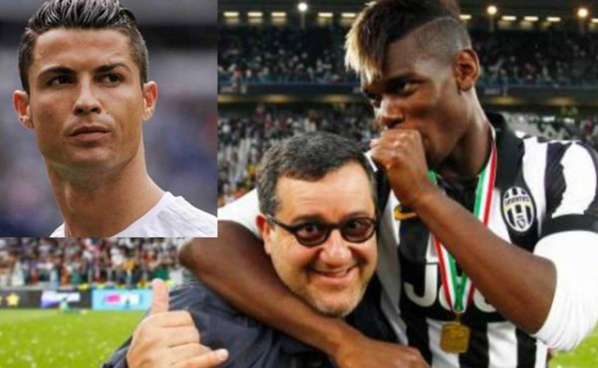 La impresionante comisión del agente de Pogba superaría el sueldo de Cristiano Ronaldo
