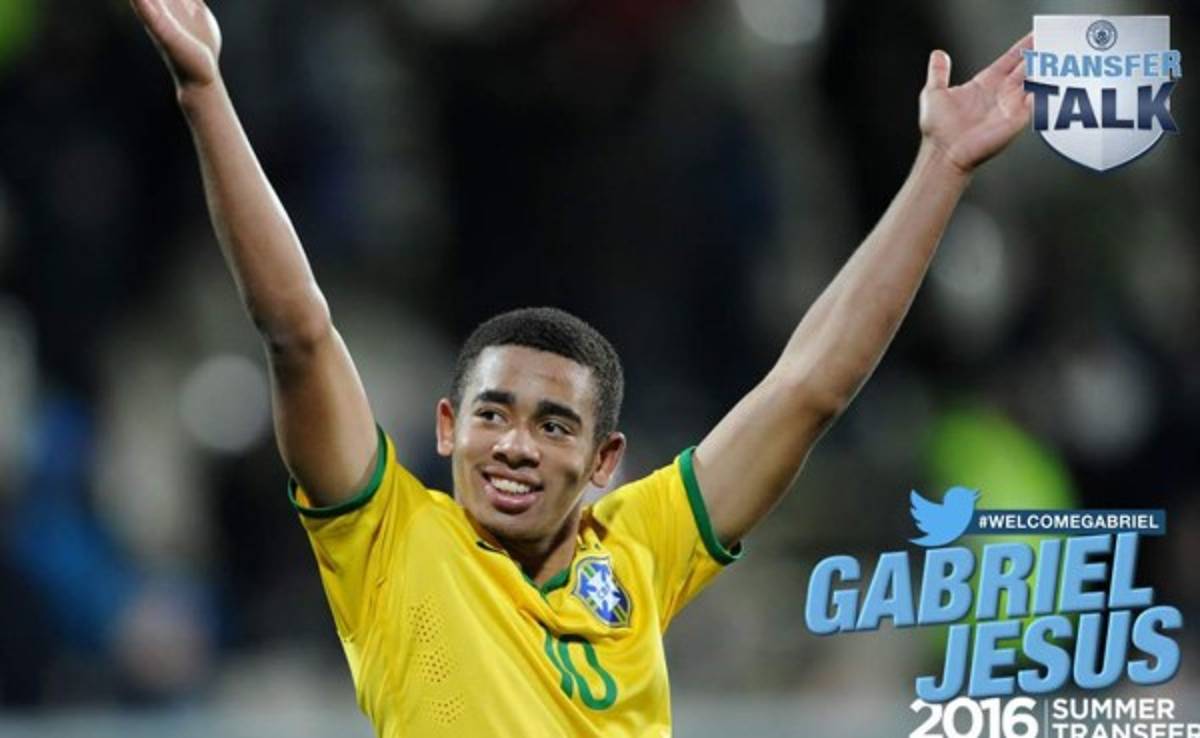 El Manchester City ficha al brasileño Gabriel Jesús
