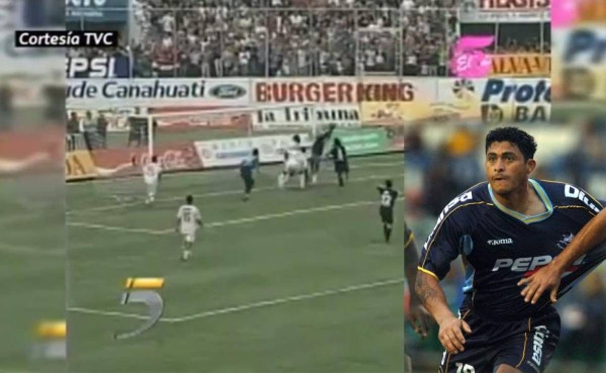 VIDEO: El día que Noel Valladares le anotó a Olimpia siendo delantero de Motagua