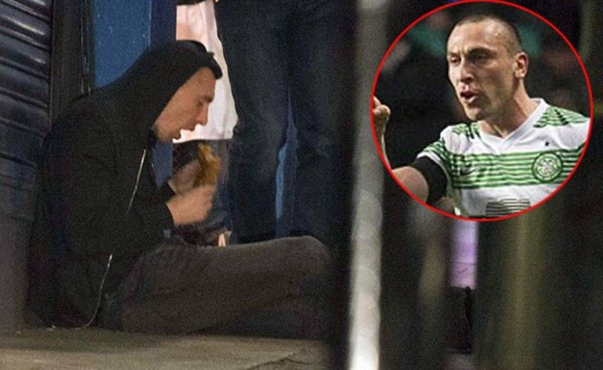 Capitán del Celtic, captado aparentemente borracho