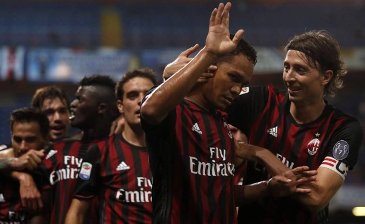 Bacca marca el gol decisivo para el triunfo del Milan ante la Sampdoria